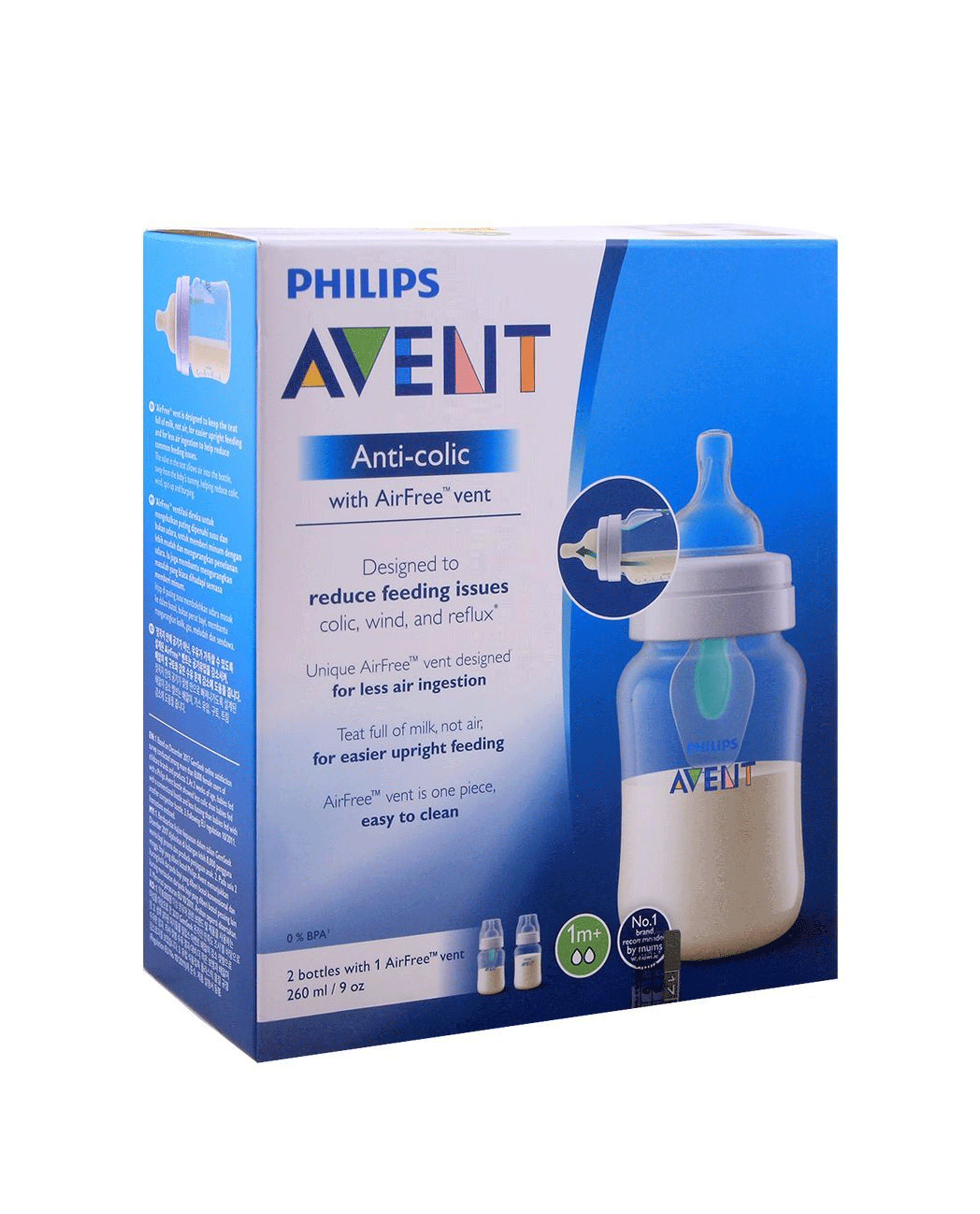 Philips Avent Anti-colic With Airfree Vent Bottle 260ml Scf813/24