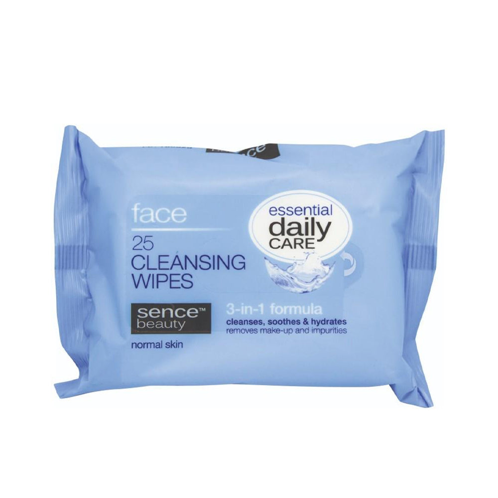 Sence 25 Facial Ceansing Wipes 3In1 Formula