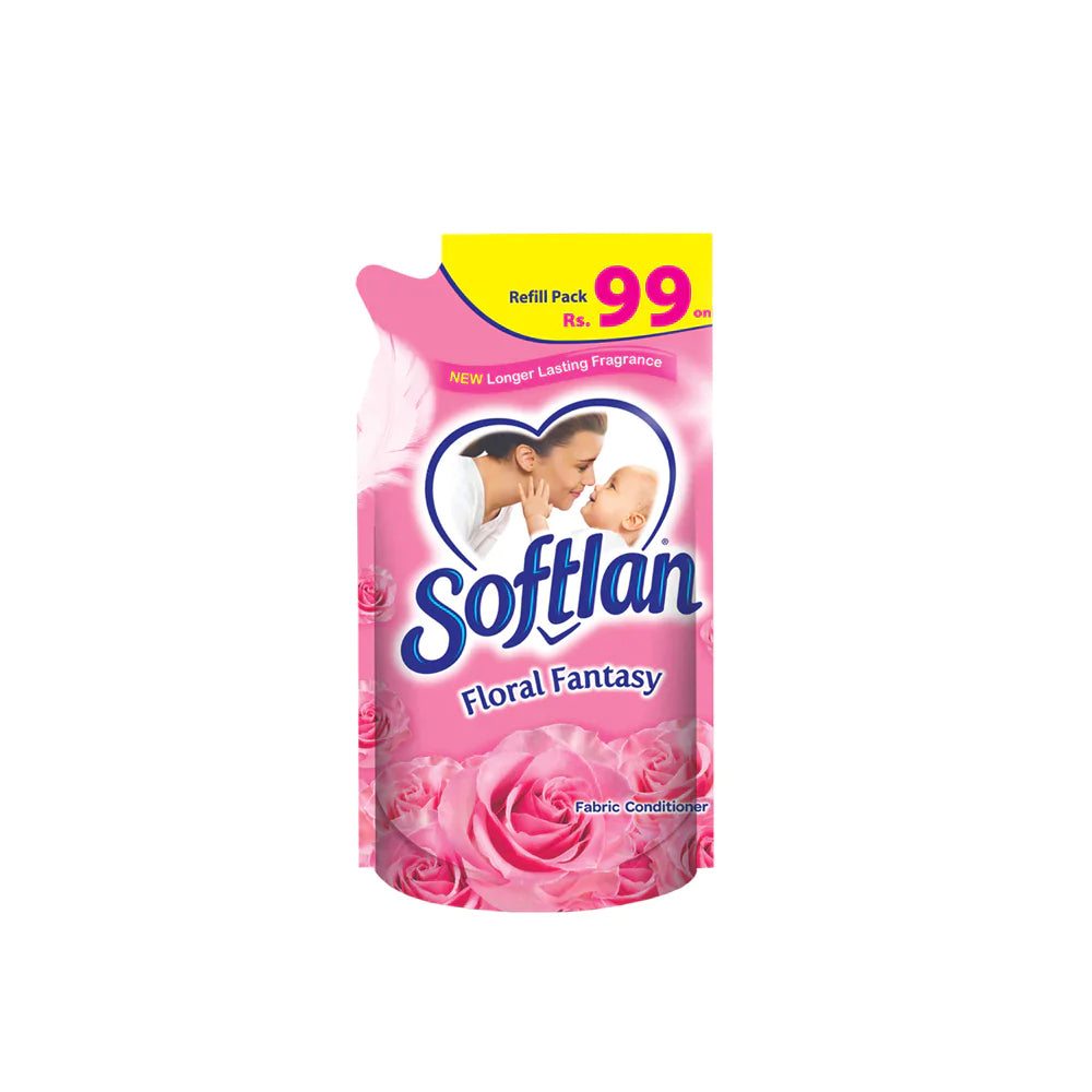 Softlan Floral Fantasy Fabric Conditioner Pouch 425ml