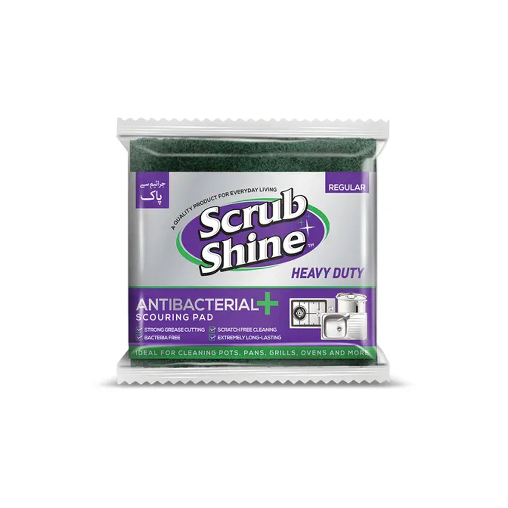 Scrub Shine Anti Microbial Scouring Pad Regular