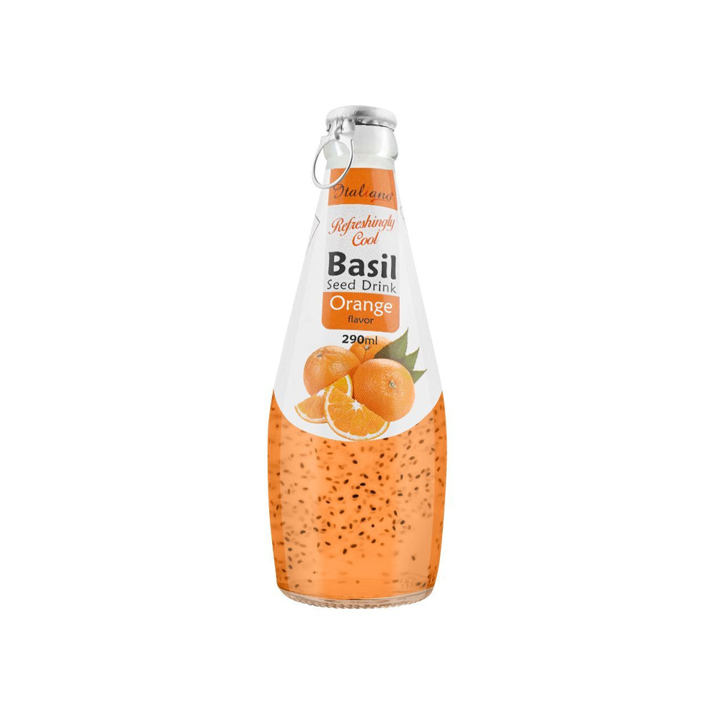 Italiano Cool Basil Seed Drink Orange 290ml Springs Stores Pvt Ltd