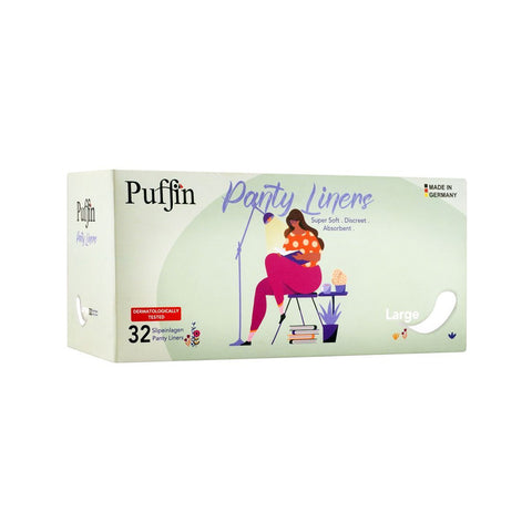 Puffin Panty Liners Large 32s