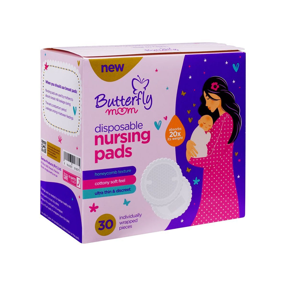 Butterfly Mom Disposable Nursing Pads 30s