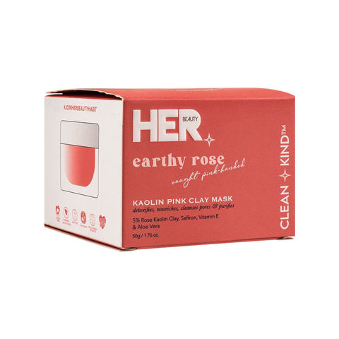 Her Beauty Earth Rose Kalon Pink Clay Mask 50g