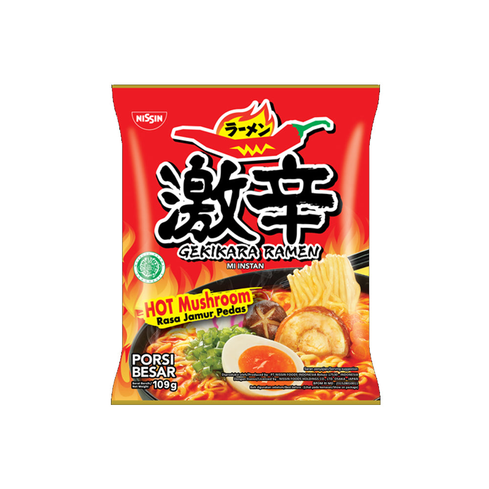 Nissin Gekikara Ramen Hot Spicy Noodles 109g