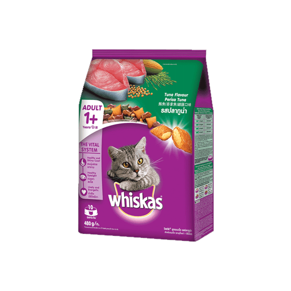 Whiskas Dry Food Adult With Tuna 480g Springs Stores Pvt Ltd