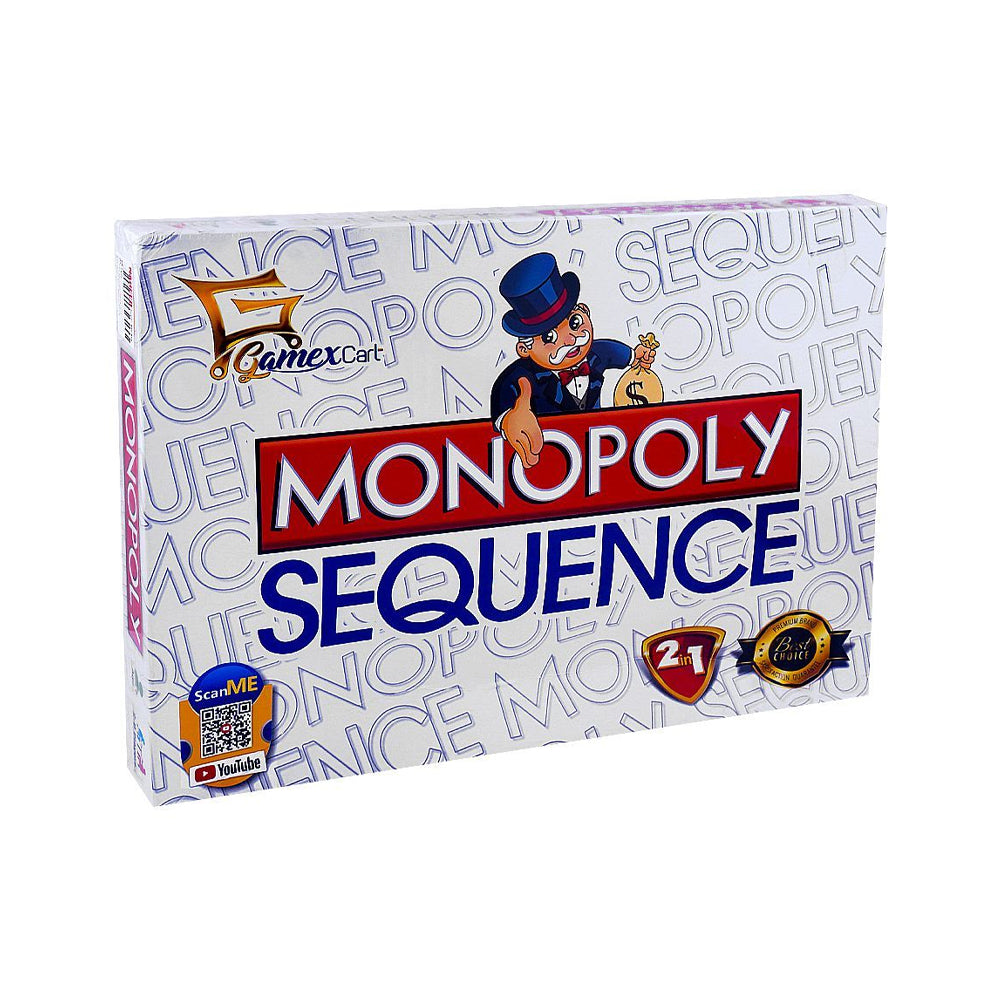 Gamex Cart Monopoly & Sequence Game