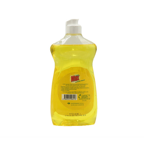 Lemon Max Dishwash Liquid Lemon Fresh 475ml