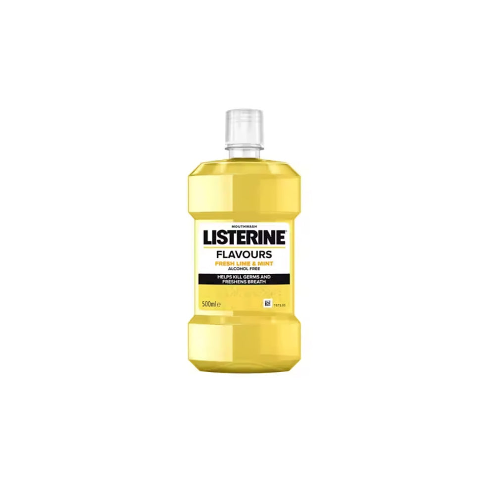 Listerine Flavours Fresh Lime & Mint Mouth Wash 500ml