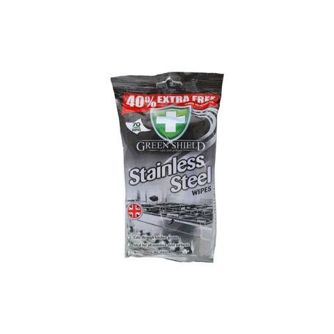Green Shield Stainless Steel Wipes 70s