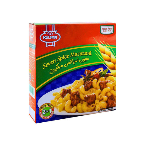 Kolson New Pasta Recipe Pack Seven Spice Macaroni 250g