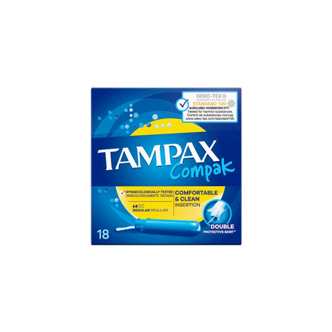 Tampax Compak Regular 18s