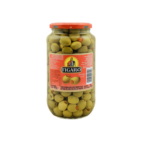 Figaro Stuffed Green Olives With Pimento Paste 920g