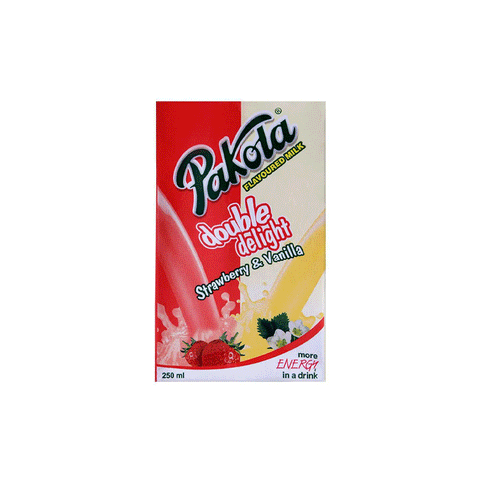 Pakola Flavoured Milk D/D Straw&Van 250ml
