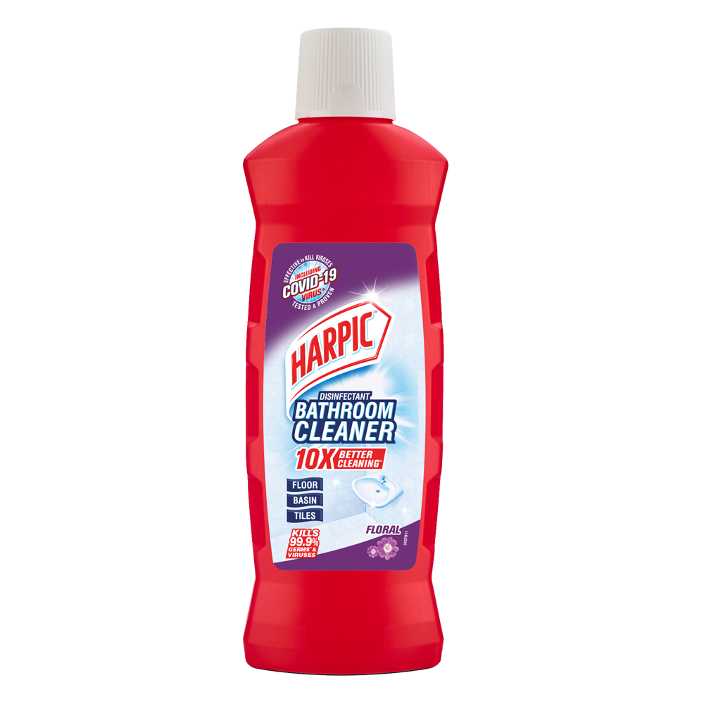 Harpic Disinfectant Bathroom Cleaner Floral 450ml – Springs Stores