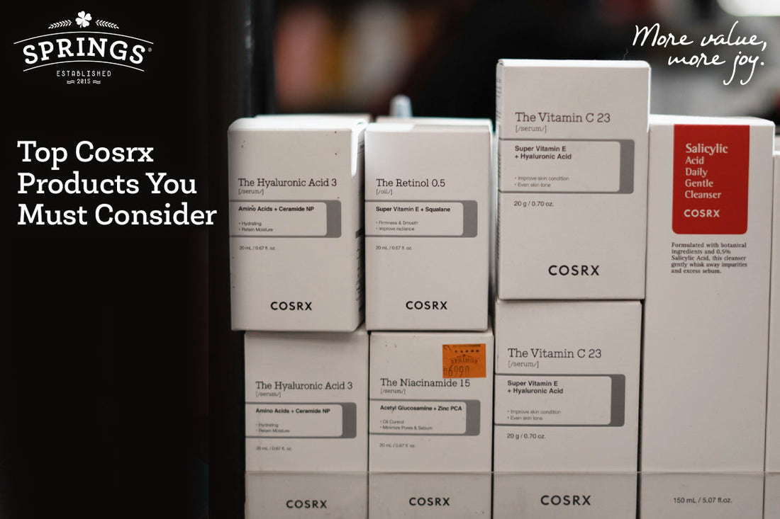 Top Cosrx Products You Must Consider