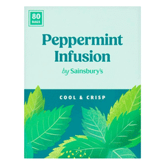 Sainsburys Peppermint Infusion 80s 160g