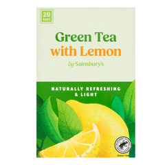 Sainsburys Green Tea With Lemon 20s 38g