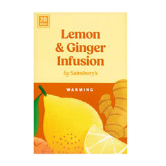 Sainsbury's Lemon &  Ginger Infusion Tea 20s 40g