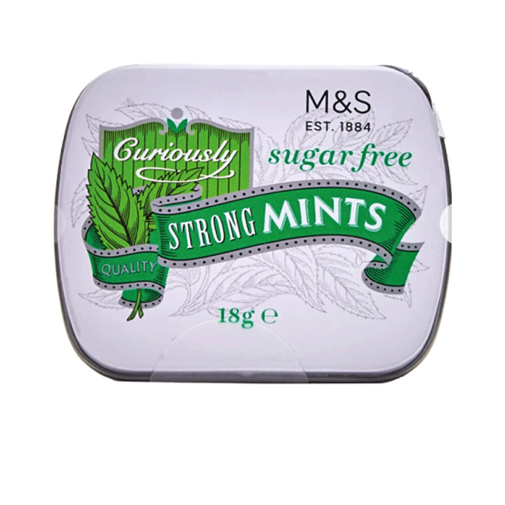 Marks & Spencer Strong Mints Gums Tin 18g