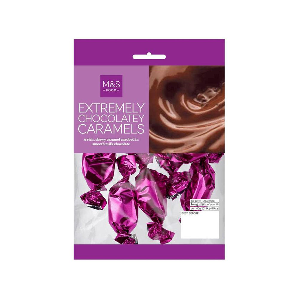 M&S Extremely Chocolatey Caramels Candy 135g