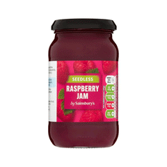 Sainbury's Seedless Raspberry Jam 454g
