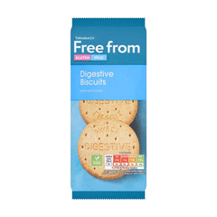 Sainsbury's Free From Digestive Biscuits 160g
