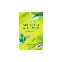 Sainsbury's Green Tea With Mint Tea Bags 20s