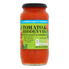 Sainbury's Tomato & Hidden Veg Pasta Sauce 500g