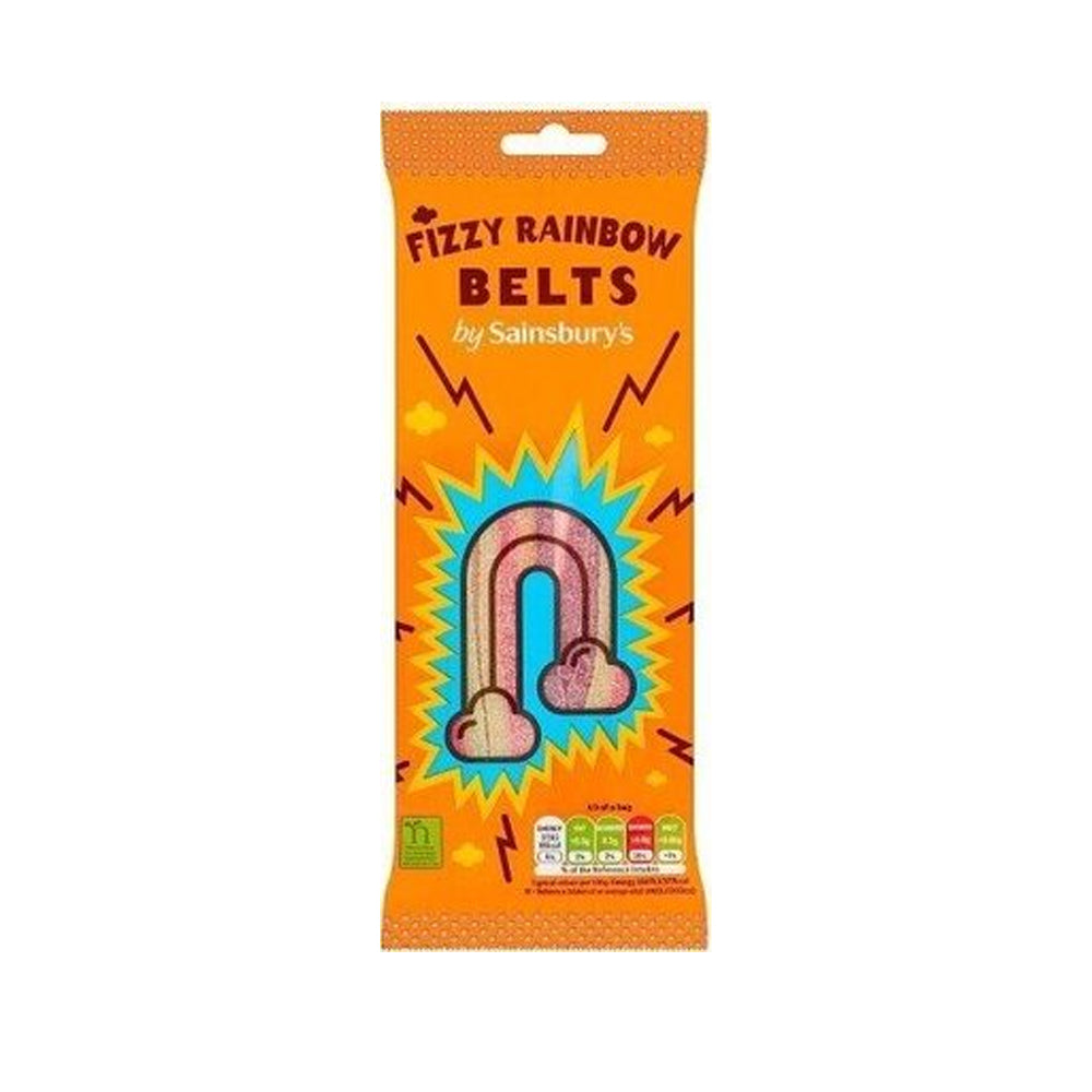 Sainsbury's Fizzy Rainbow Belts 70g