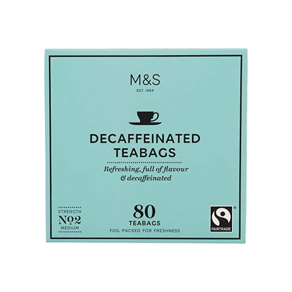 M&s Decaffeinated 80tea Bags 250g