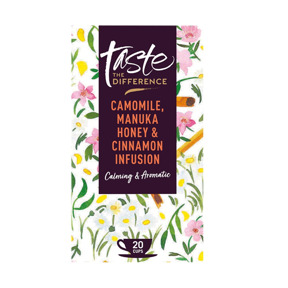 Sainsbury's Camomile, Manuka Honey & Cinnamon Infusion Bags, Taste The Difference X20 30g