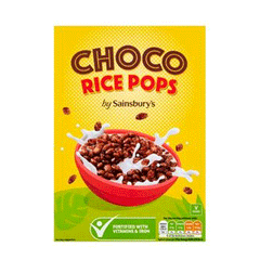 Sainbury's Choco Rice Pops 375g