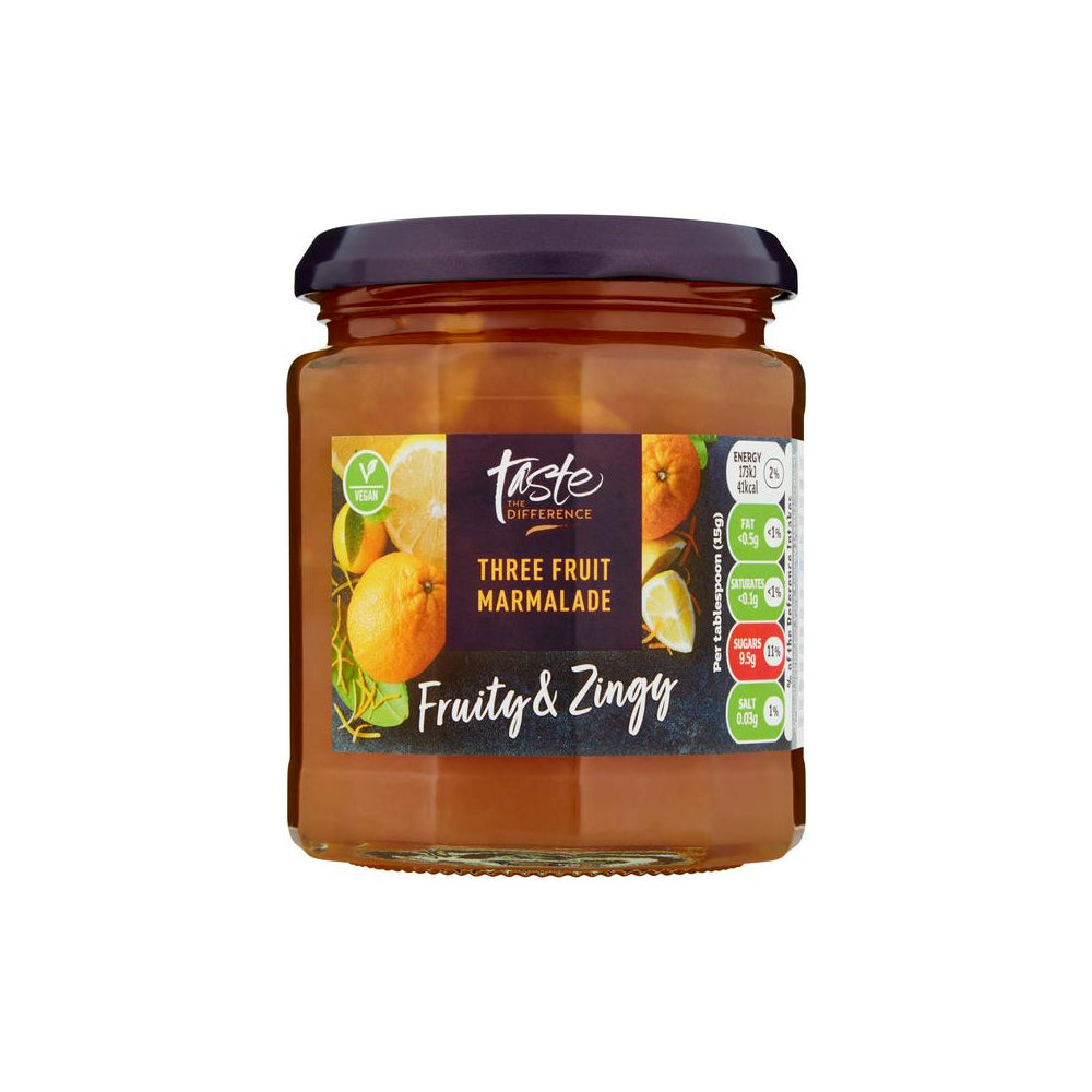 Sainbury's Fruity & Zingy Three Fruit Marmalade 340g