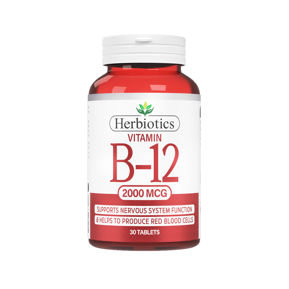 Herbiotics Vitamin B-12 2000mcg Tab 60s