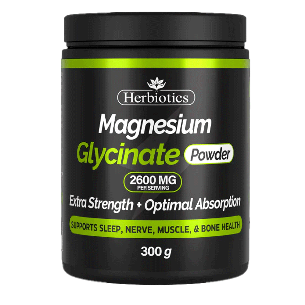 Herbiotics Magnesium Glycinate 2600mg Powder 300g