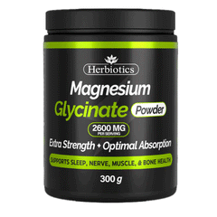 Herbiotics Magnesium Glycinate 2600mg Powder 300g