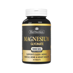 Herbiotics Magnesium Glycinate 1000mg Tab 30s