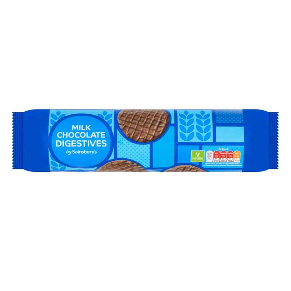 Sainsbury's Milk Chocolate Digestive Biscuits 300g