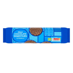 Sainsbury's Milk Chocolate Digestive Biscuits 300g