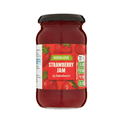 Sainbury's Seedless Strawberry Jam 454g