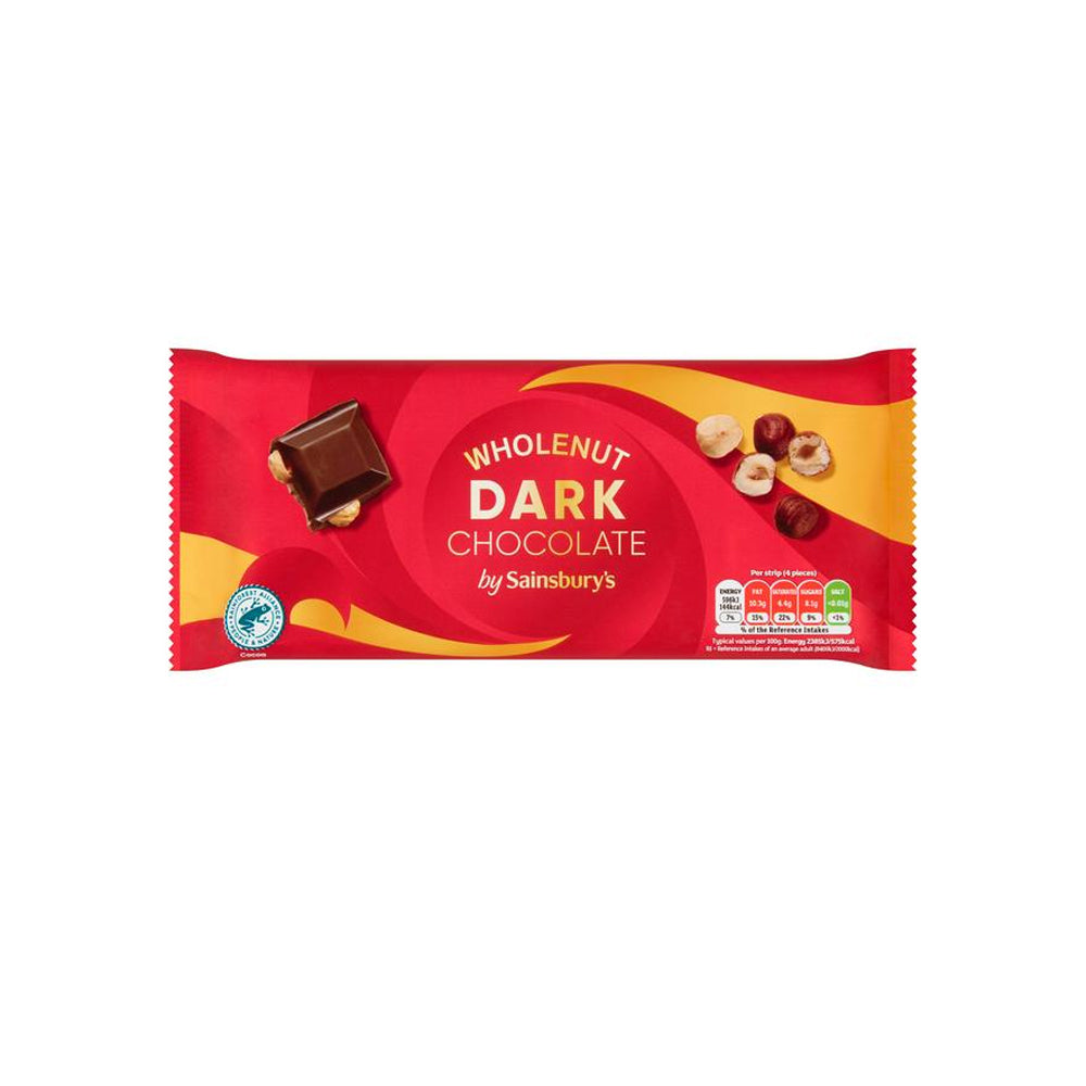 Sainsbury's Wholenut Dark Chocolate 200g