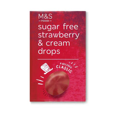 M&s Sugar Free Strawberry & Cream Drops 42g