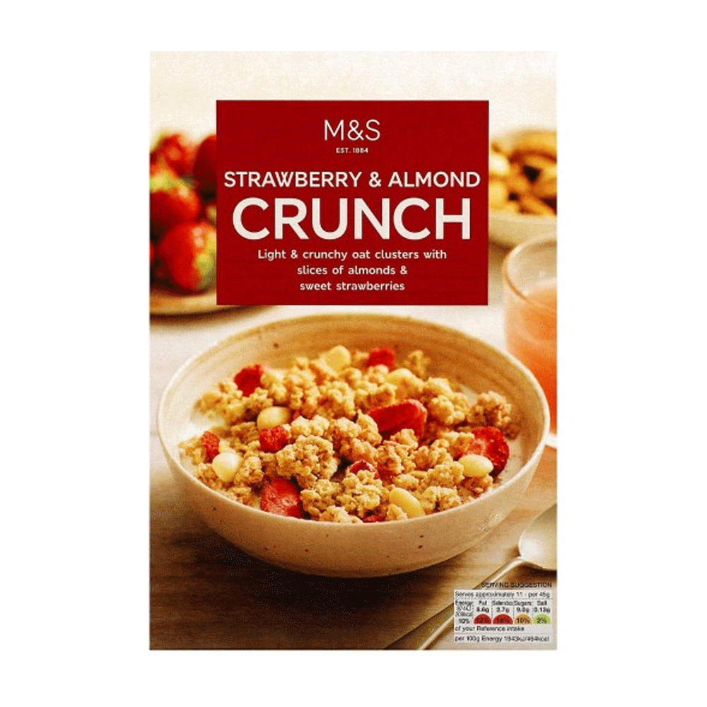 M&s Strawberry & Almond Crunch 500g