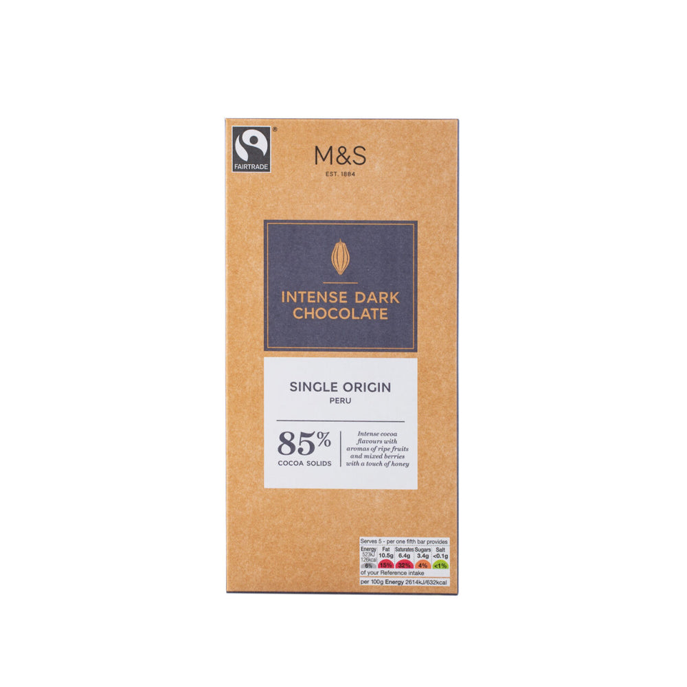 M&S Intense Dark Chocolate 100g