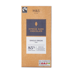 M&s Intense Dark Chocolate 100g