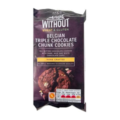 Marks & Spencer Belgian Triple Chocolate Chunks Cookies Wheat & Gluten170g