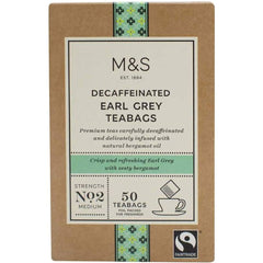 Marks & Spencer Decaffeinated Earl Grey Teabags 50s 125g
