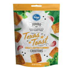 Kroger Jumbo Texas Toast Garlic & Butter Croutons 141g