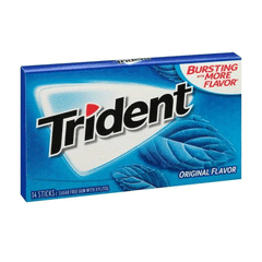 Trident Original Sugar Free Gum 14 Pieces